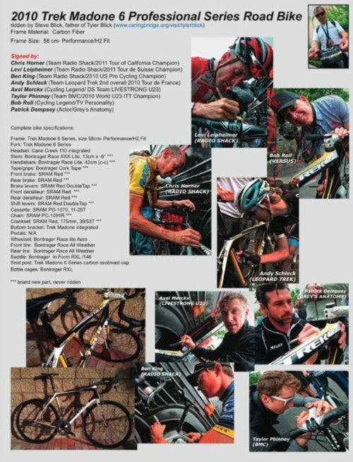 TYLER BLICK CHARITY AUCTION