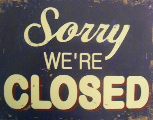 CLOSING EARLY FRIDAY
