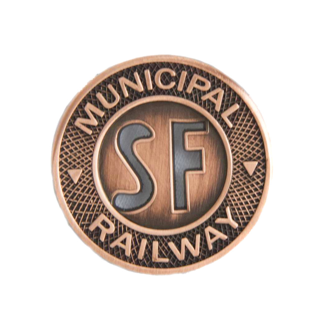 SF Municipal Railway Pin