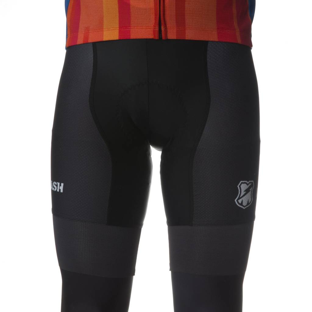 MASH Black Bib Shorts
