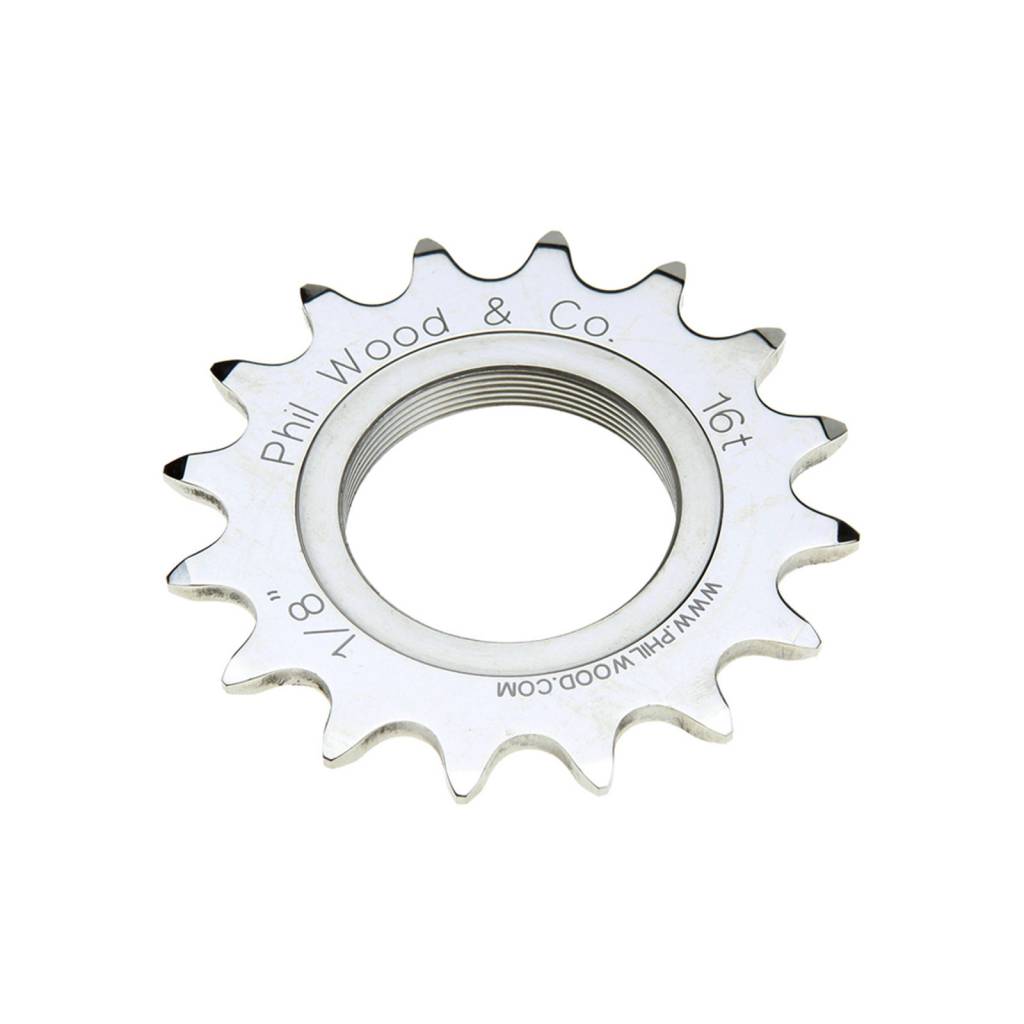 Phil Wood Track Cog Stainless 1/8