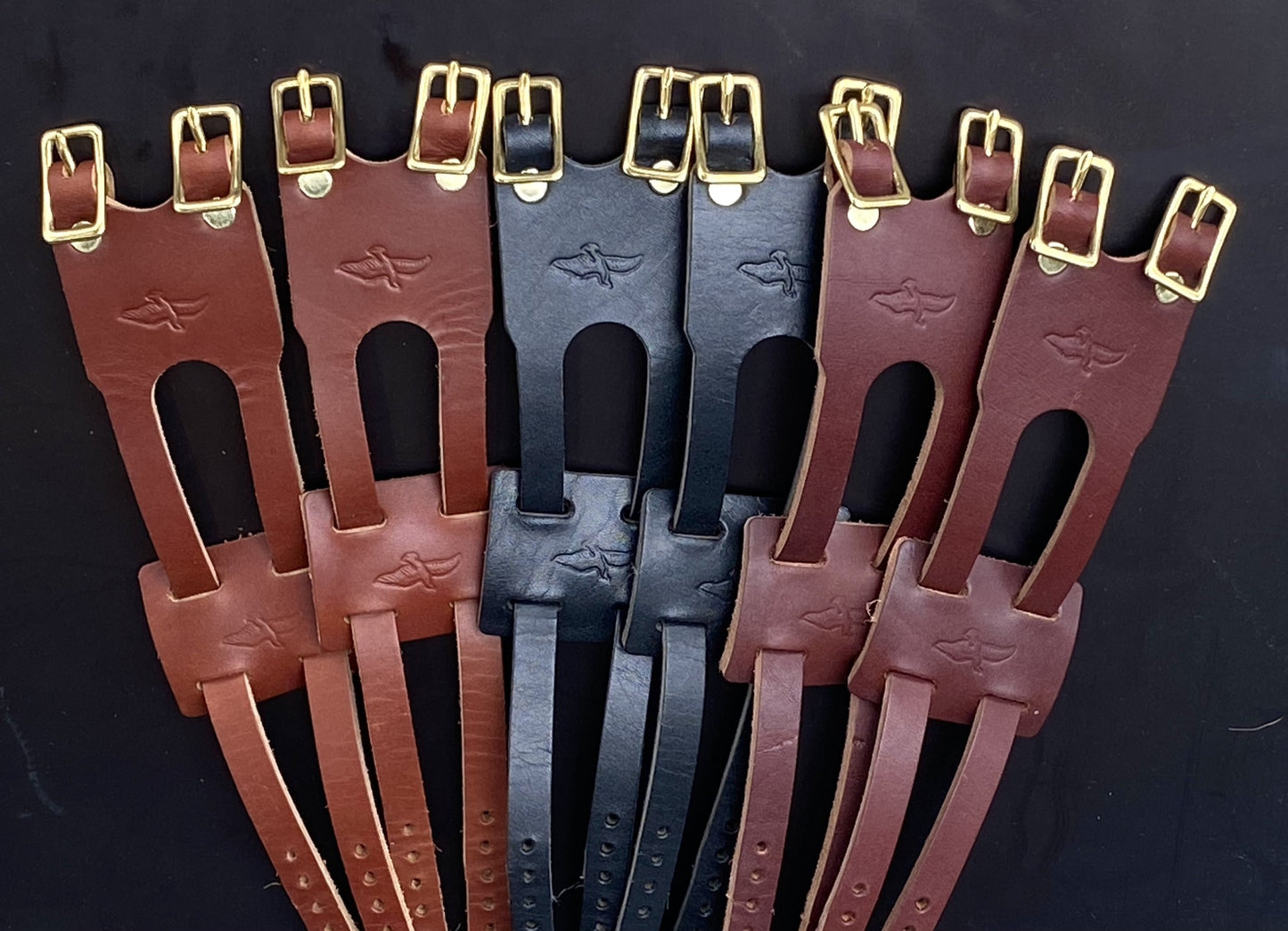 Plemons Leather Double Toe Straps