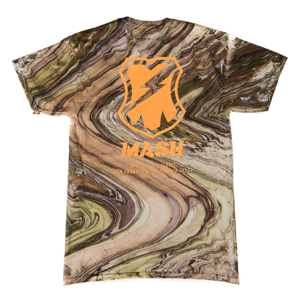 MASH Shop T-Shirt Camo Marble