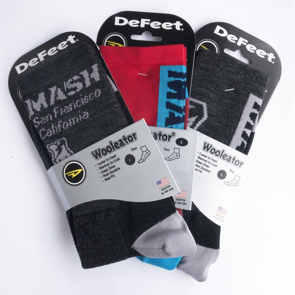 MASH Multi-Stripe Wool High Socks