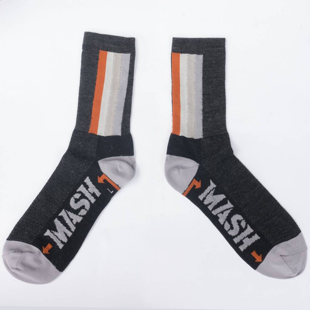 MASH Multi-Stripe Wool High Socks