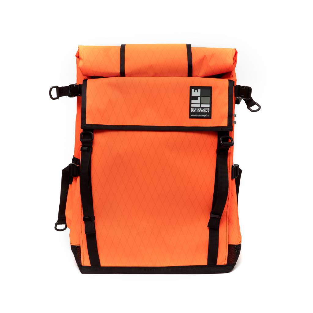 ILE X MASH XL Roll Top Backpack Black