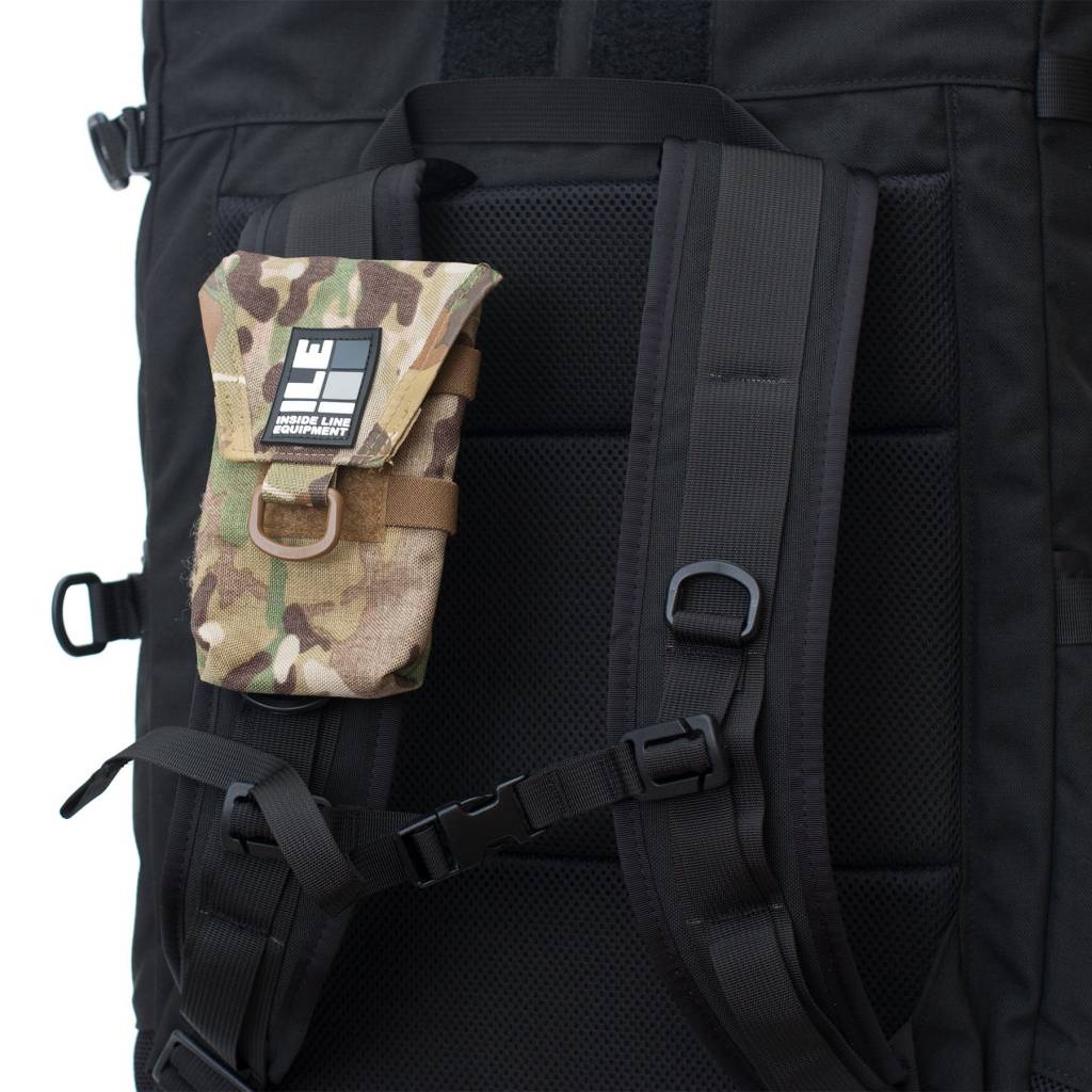 ILE X MASH XL Roll Top Backpack Black
