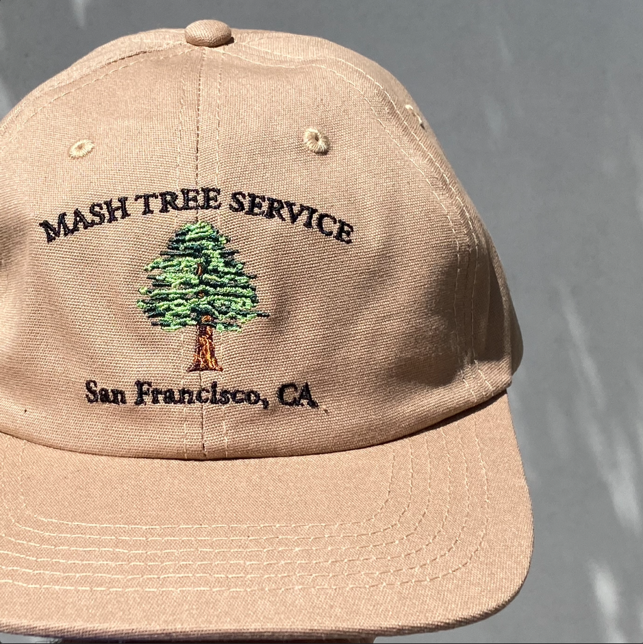 MASH Tree Service Hat Khaki