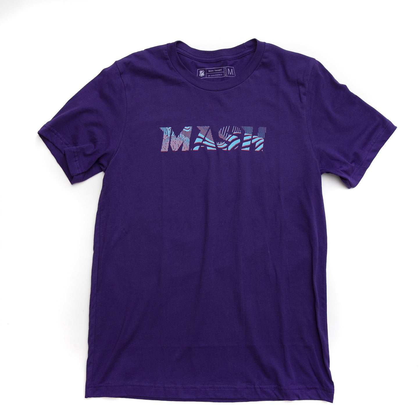 MASH Noise T-Shirt Purple