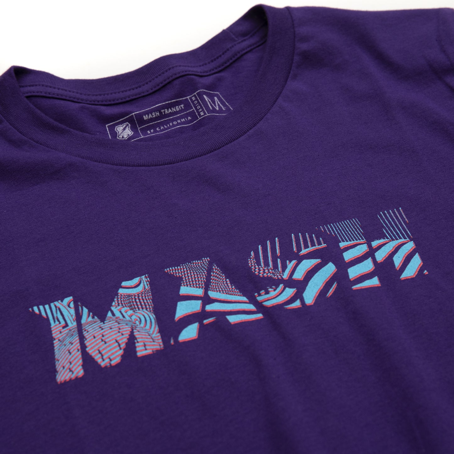 MASH Noise T-Shirt Purple