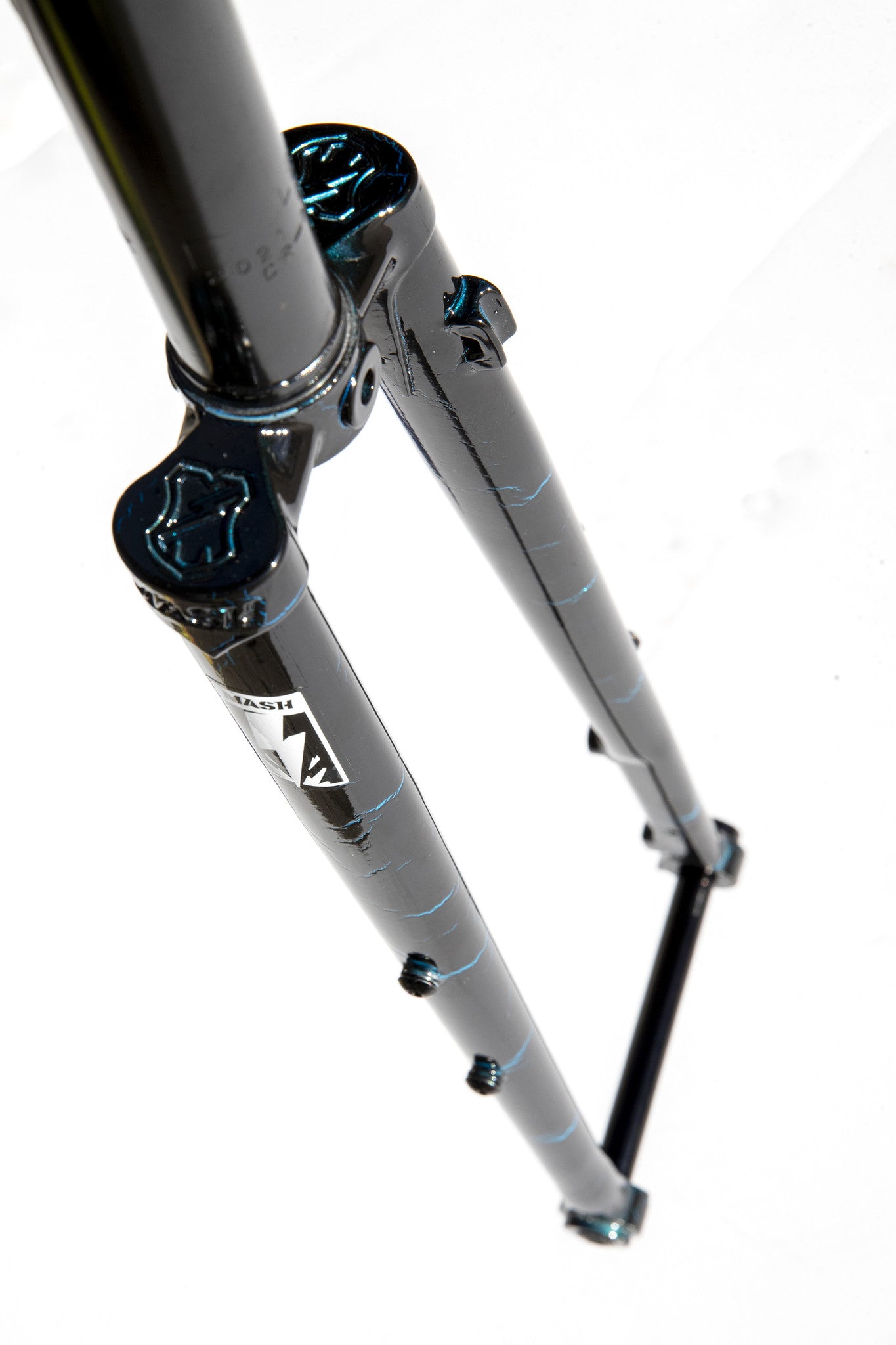 MASH Steel All-Road Frameset Black Rainbow Crackle