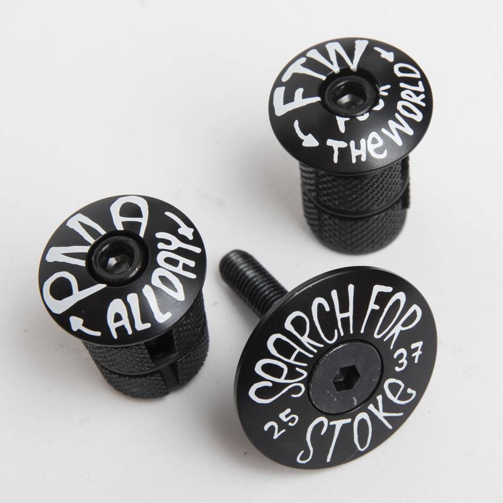 Chas Bar Ends + Top Cap Set