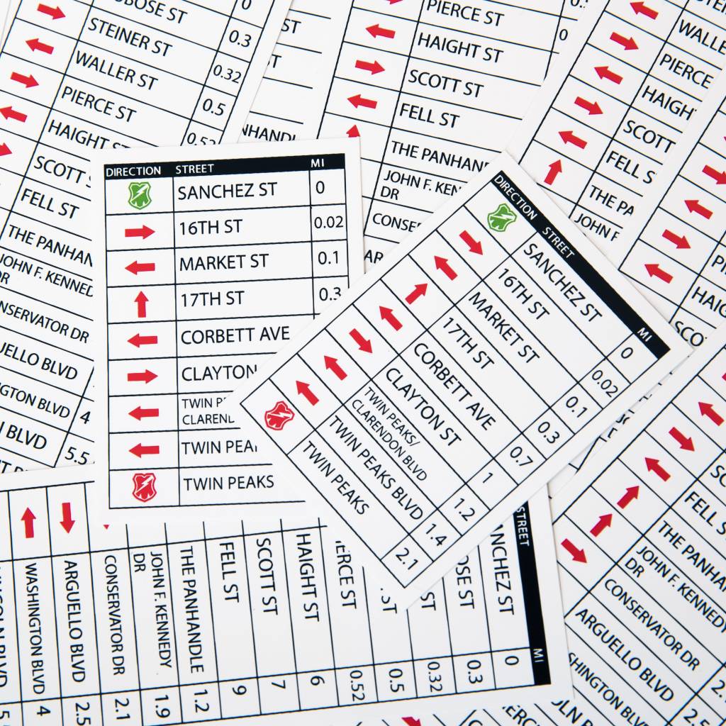 MASH Route Stickers