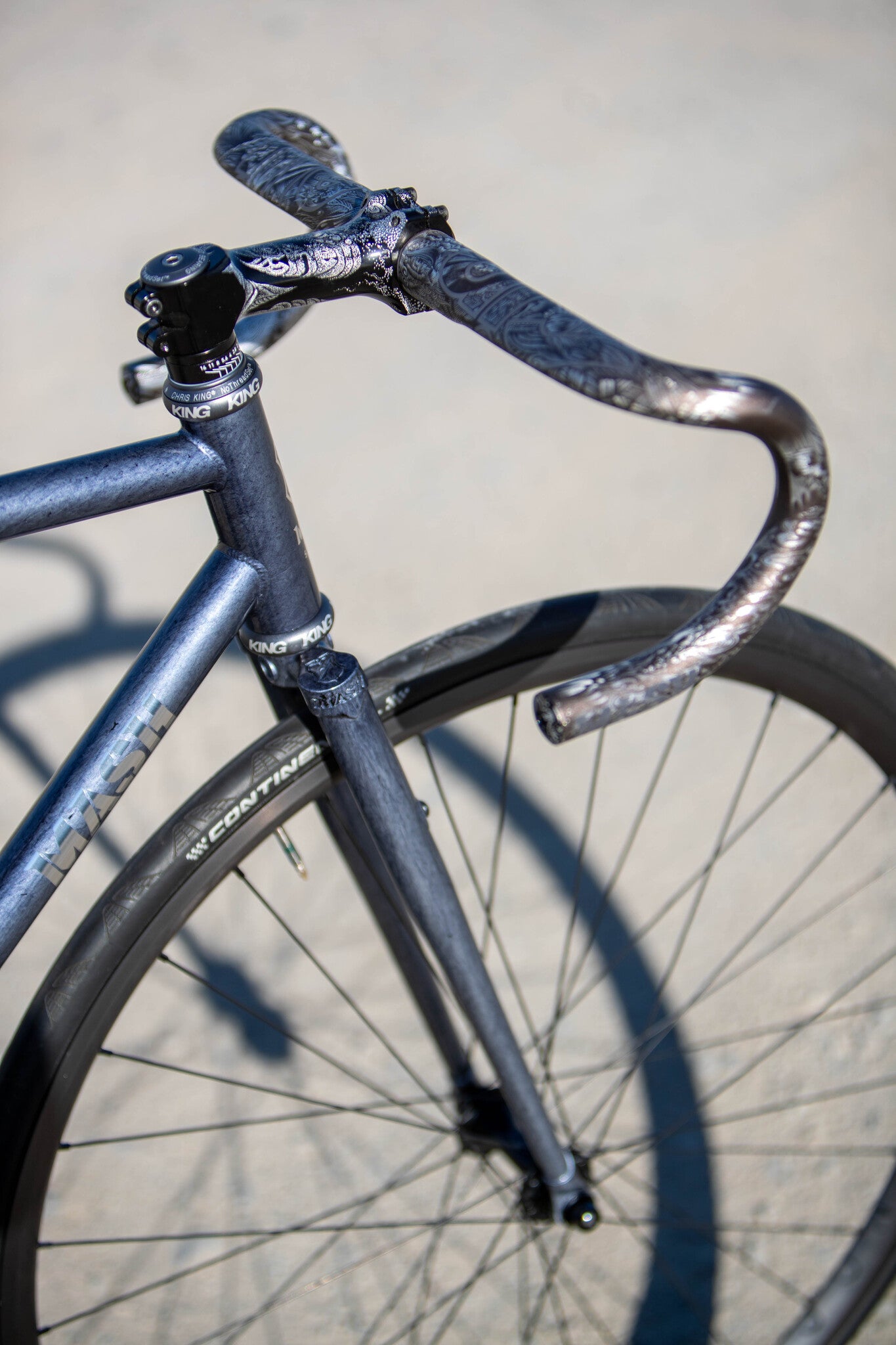 MASH Steel Frameset Silver Float