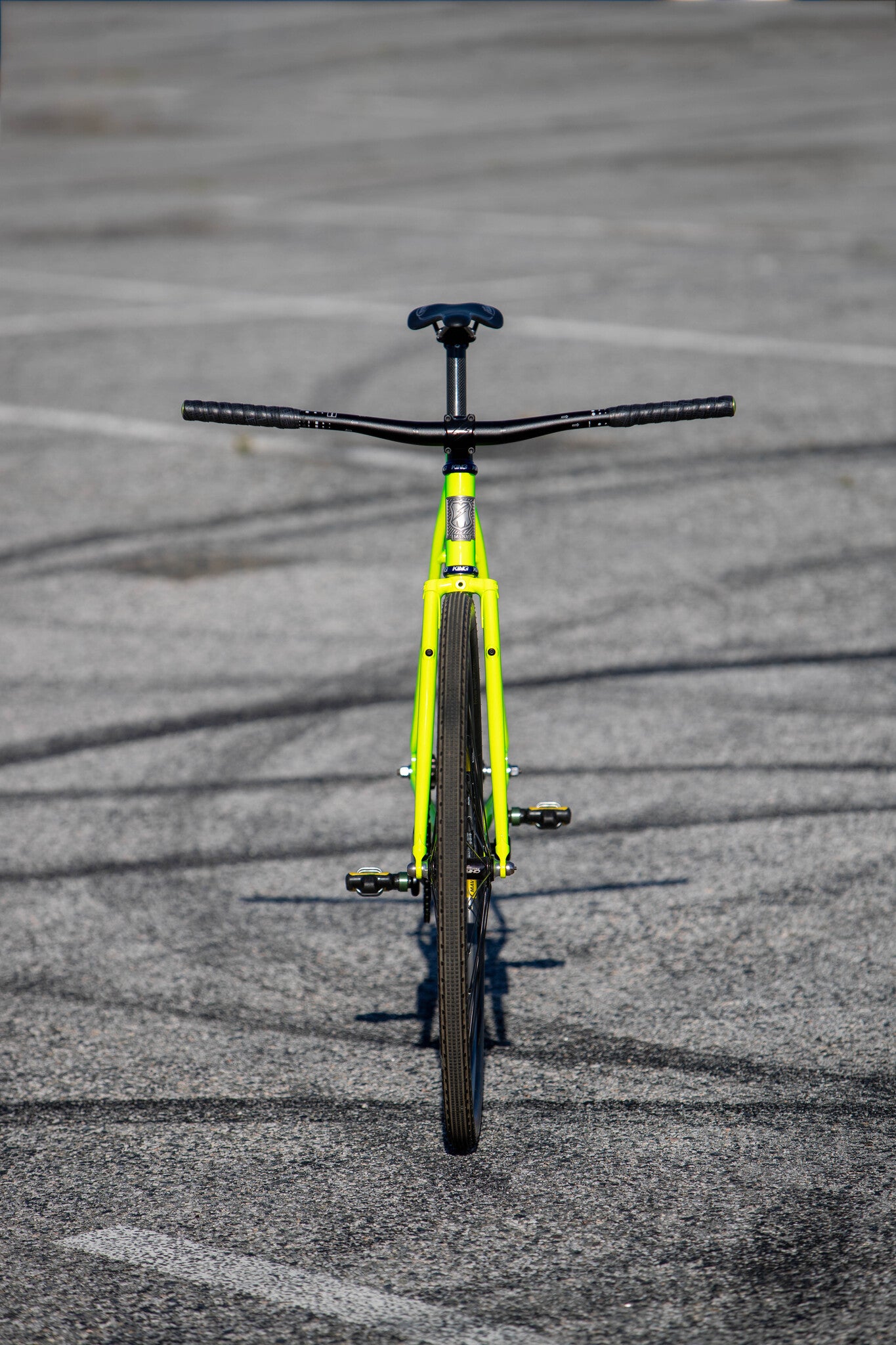 MASH Steel Frameset Neon Blue/Green Fade