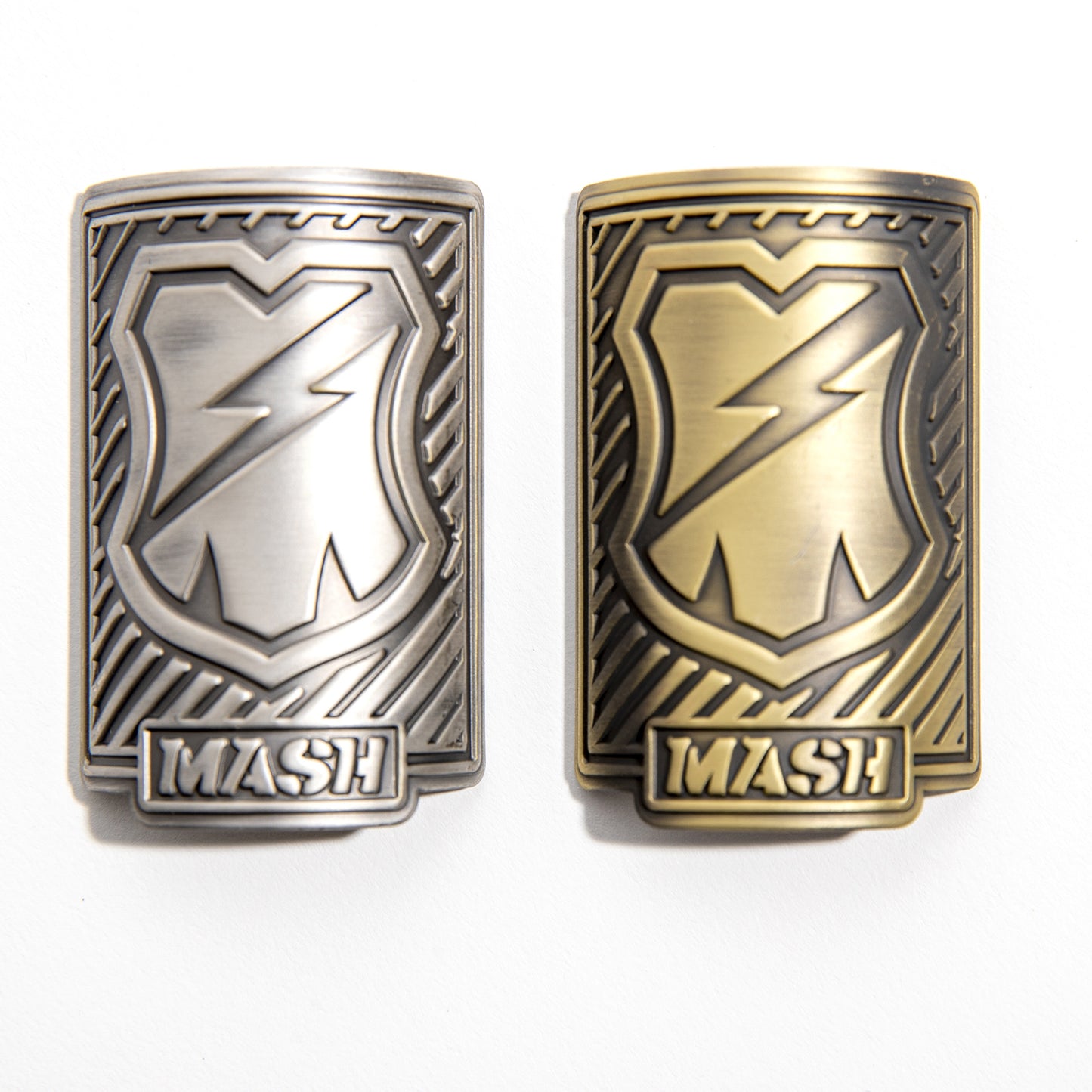 MASH 1 1/8 Head Badge Brass