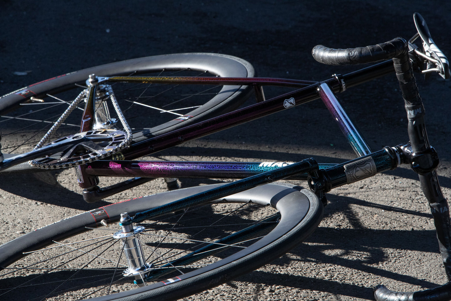 MASH Steel Frameset Black Rainbow