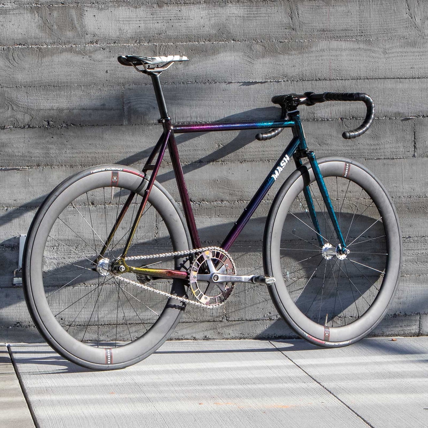 MASH Steel Frameset Black Rainbow