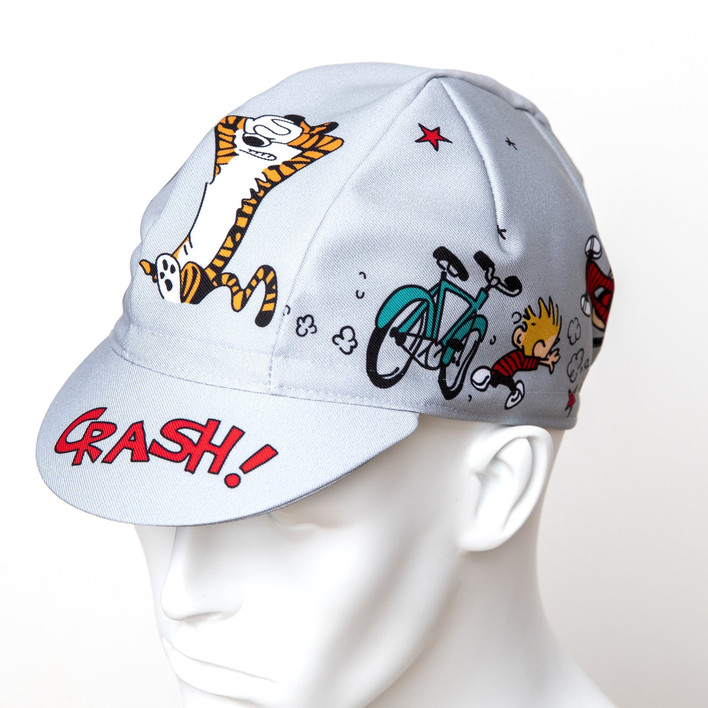 MASH CRASH Cycling Cap Gray