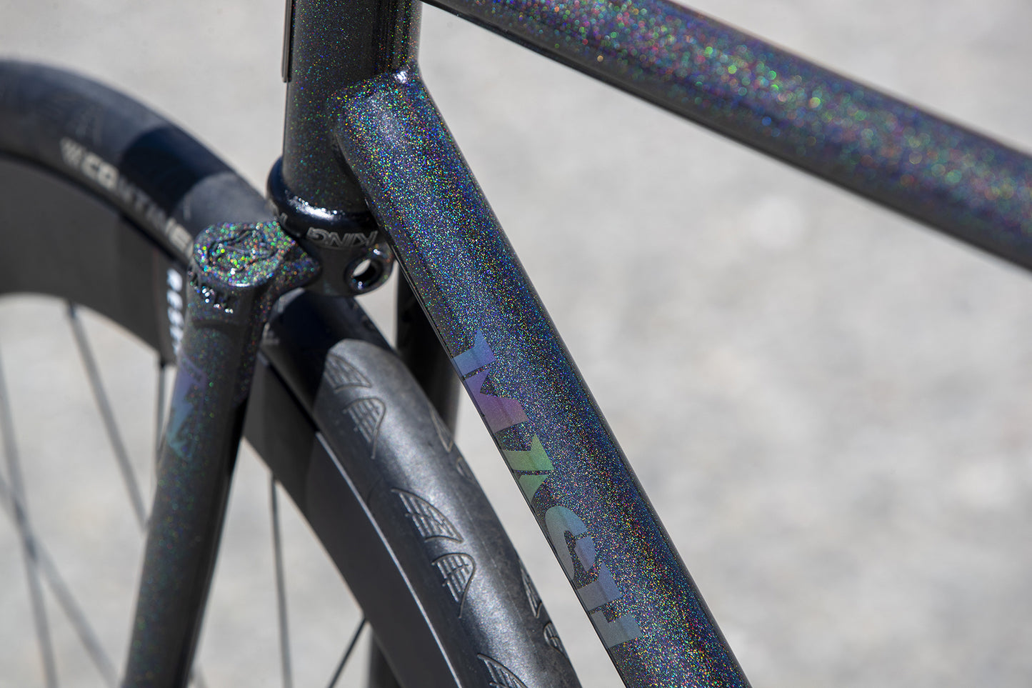 MASH Steel Frame Set Black Rainbow Flake