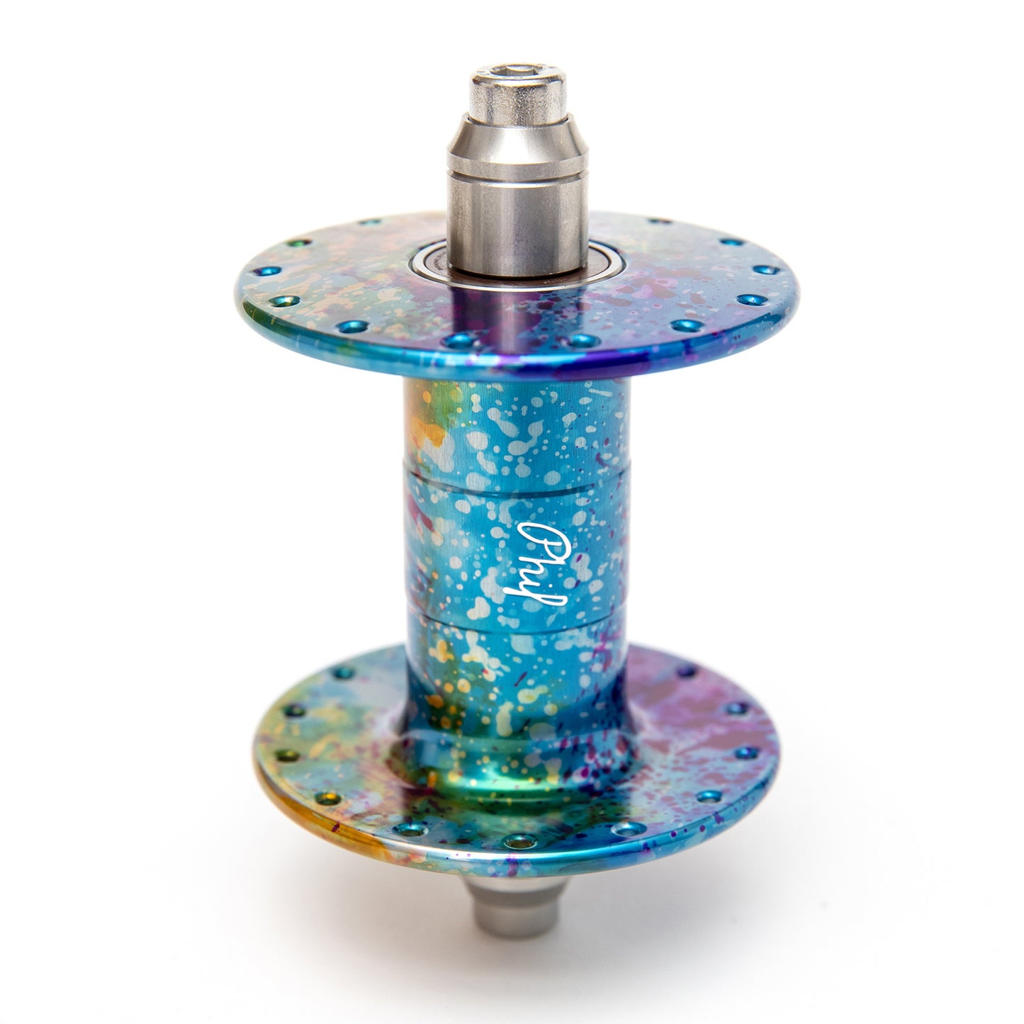MASH Phil Rainbow H/F 28H Fix/Fix Hub Pair