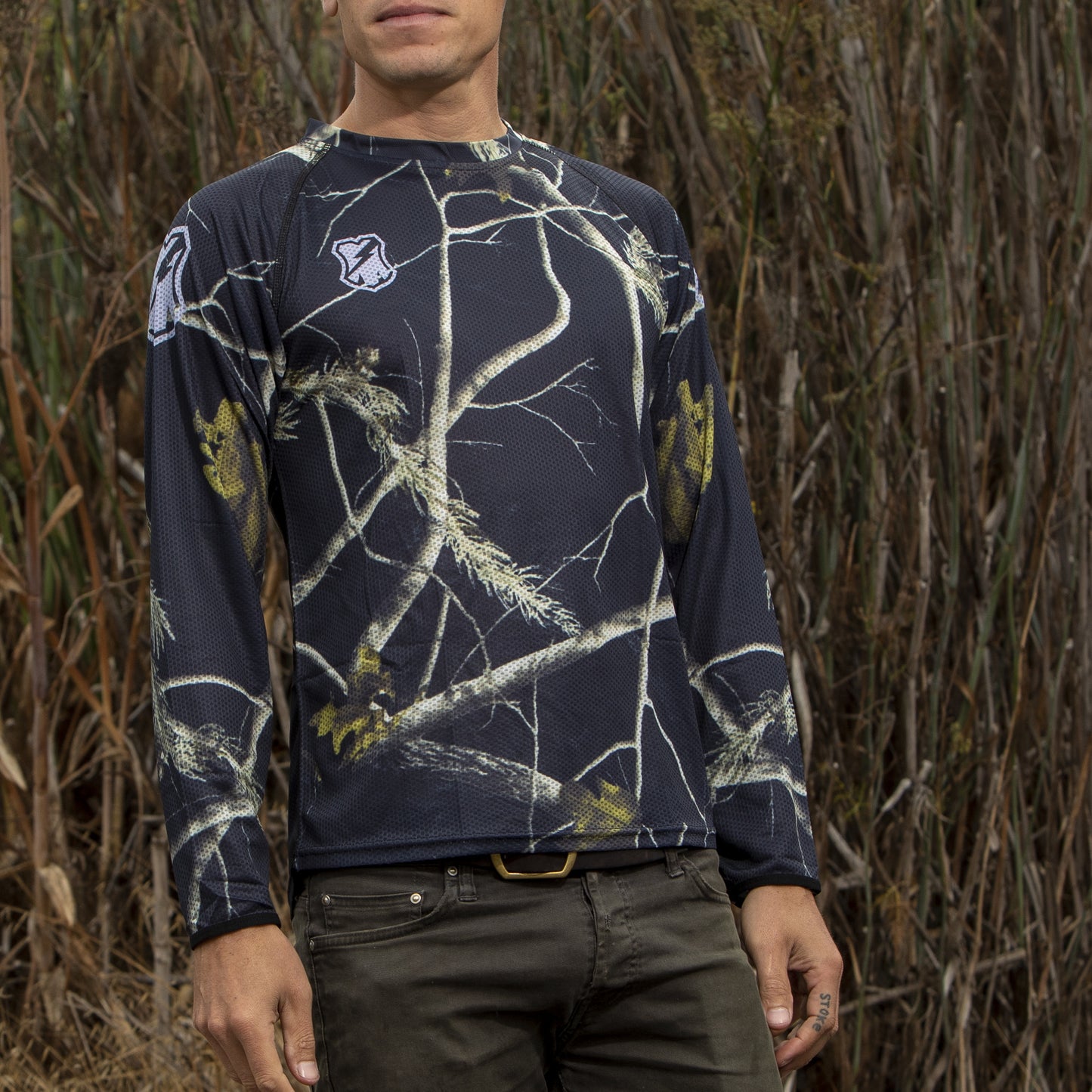 MASH Night Camo B+W Jersey Long Sleeve