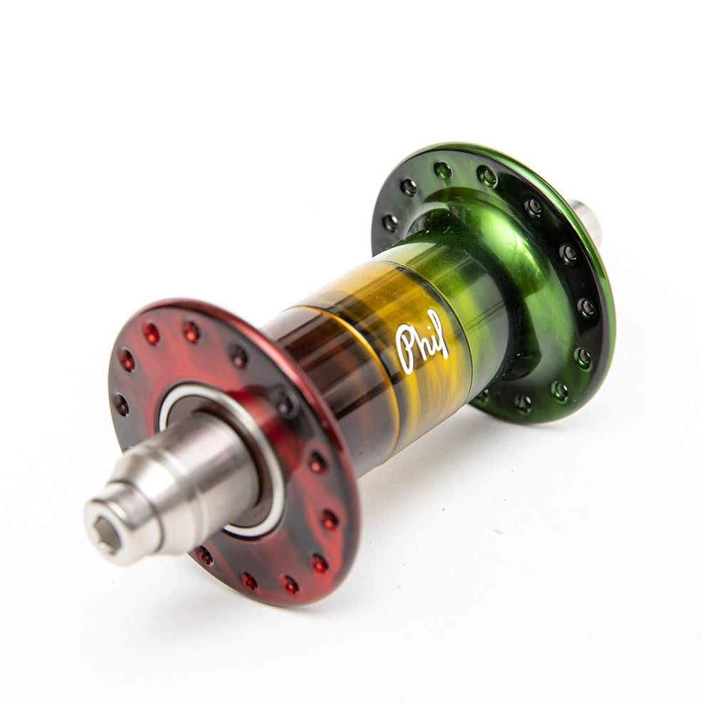 MASH x Phil Wood Fix/Fix Hubset Rasta 28H