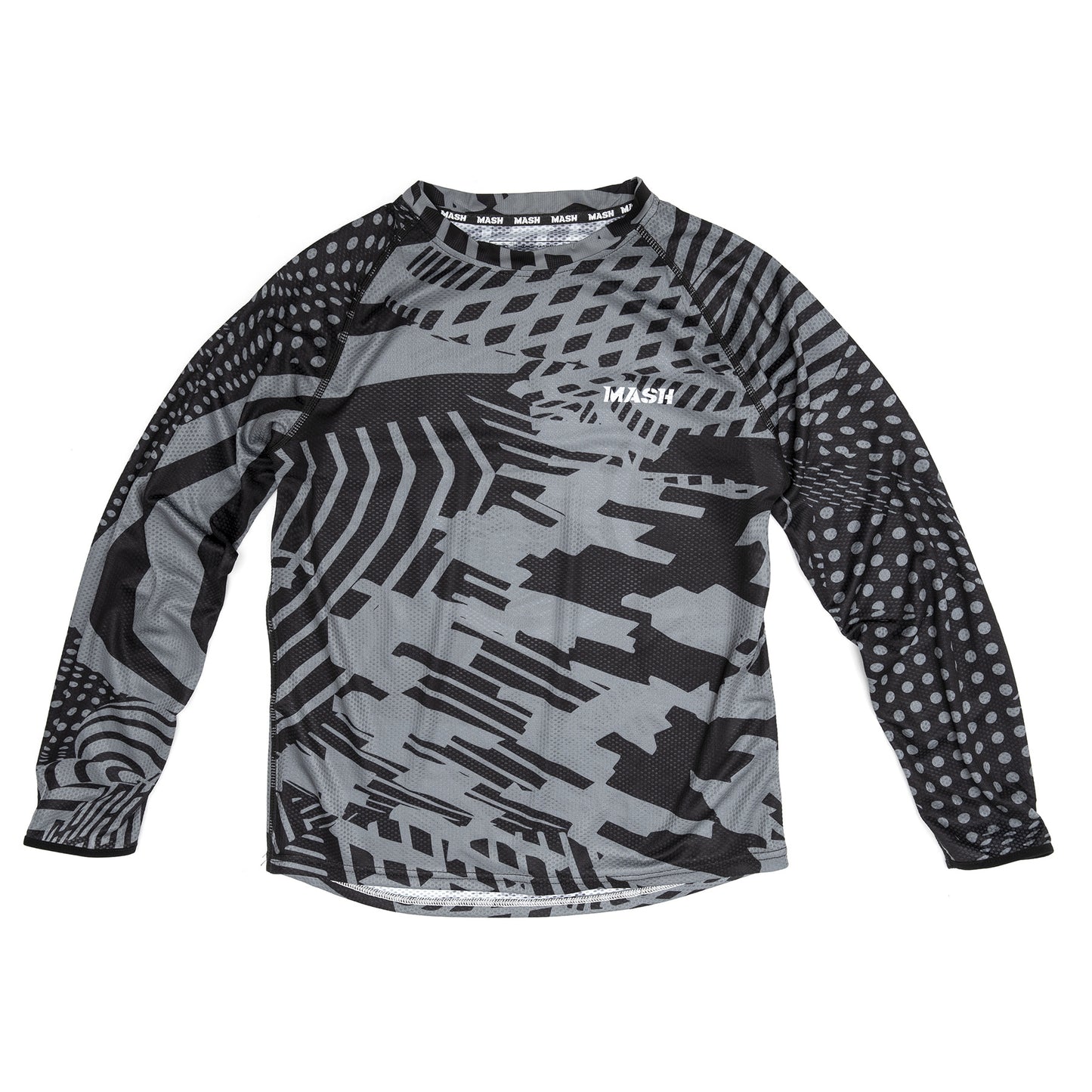 MASH Noise L/S Jersey Grayscale