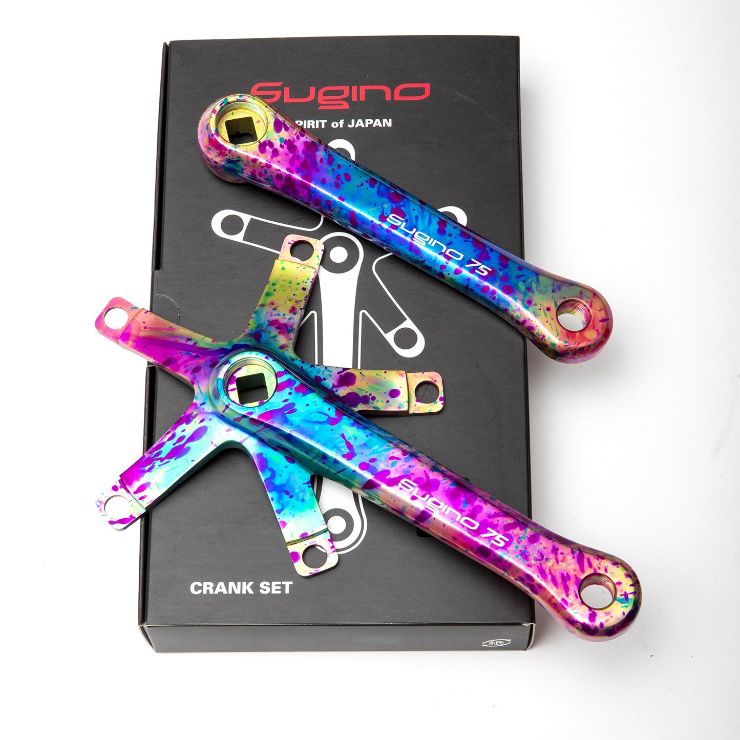 MASH X Sugino 75 Rainbow Crank Arms