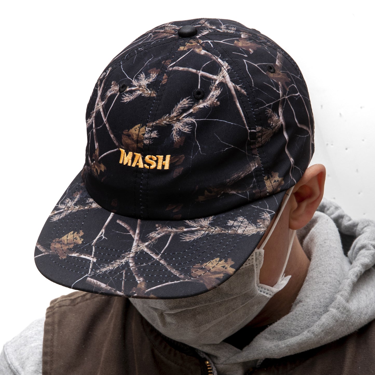 MASH Night Camo Hat Black