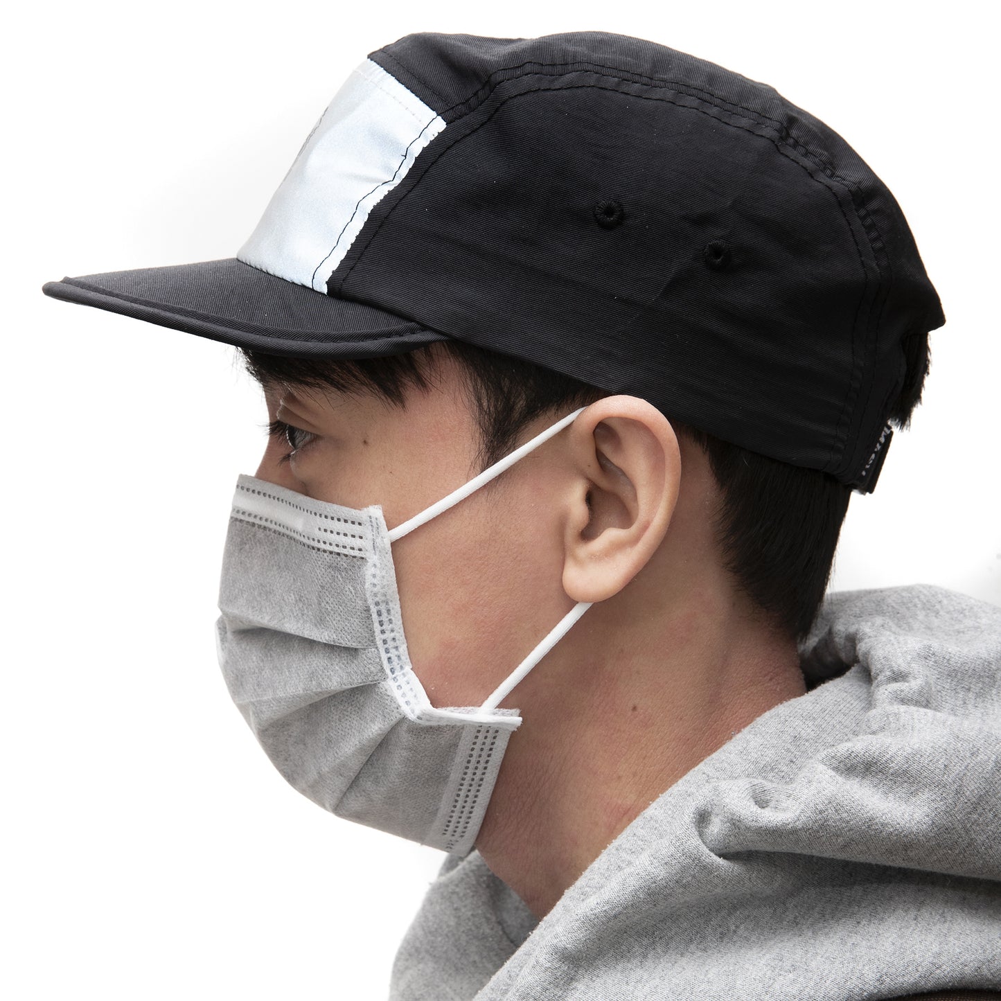 MASH Foldable hat Black + 3M Reflective