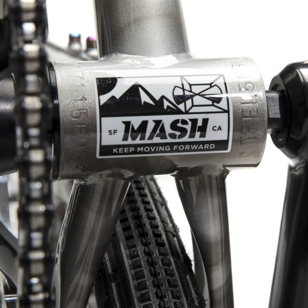MASH Steel Frameset Silver Smoke