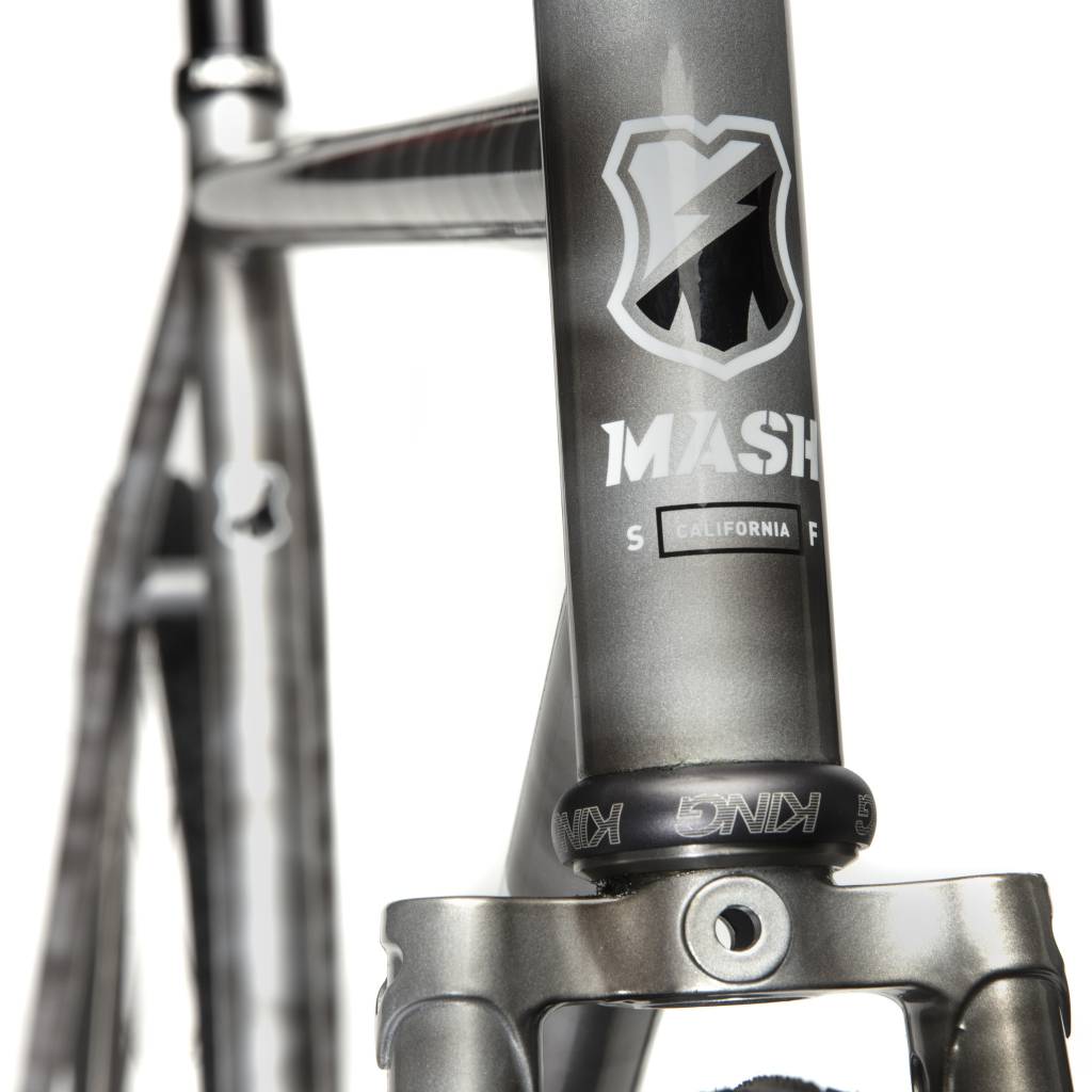 MASH Steel Frameset Silver Smoke