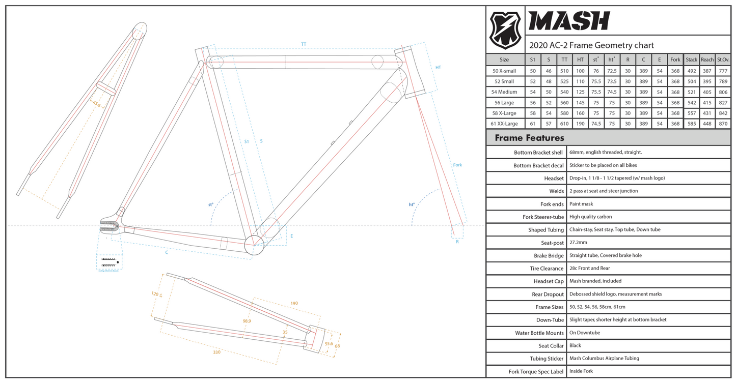 MASH AC-1 Frameset Gamma