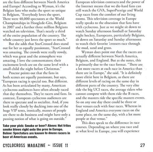 CYCLOCROSS MAGAZINE #11 SSCXWC