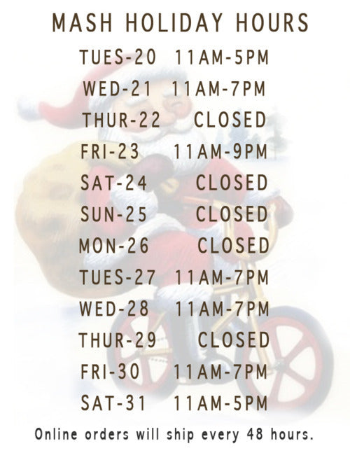 COME SEE US DURING YOUR HOLIDAY!