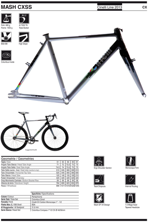 CINELLI MASH SSCX