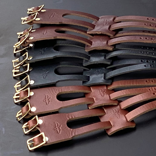 Plemons Leather Double Toe Straps