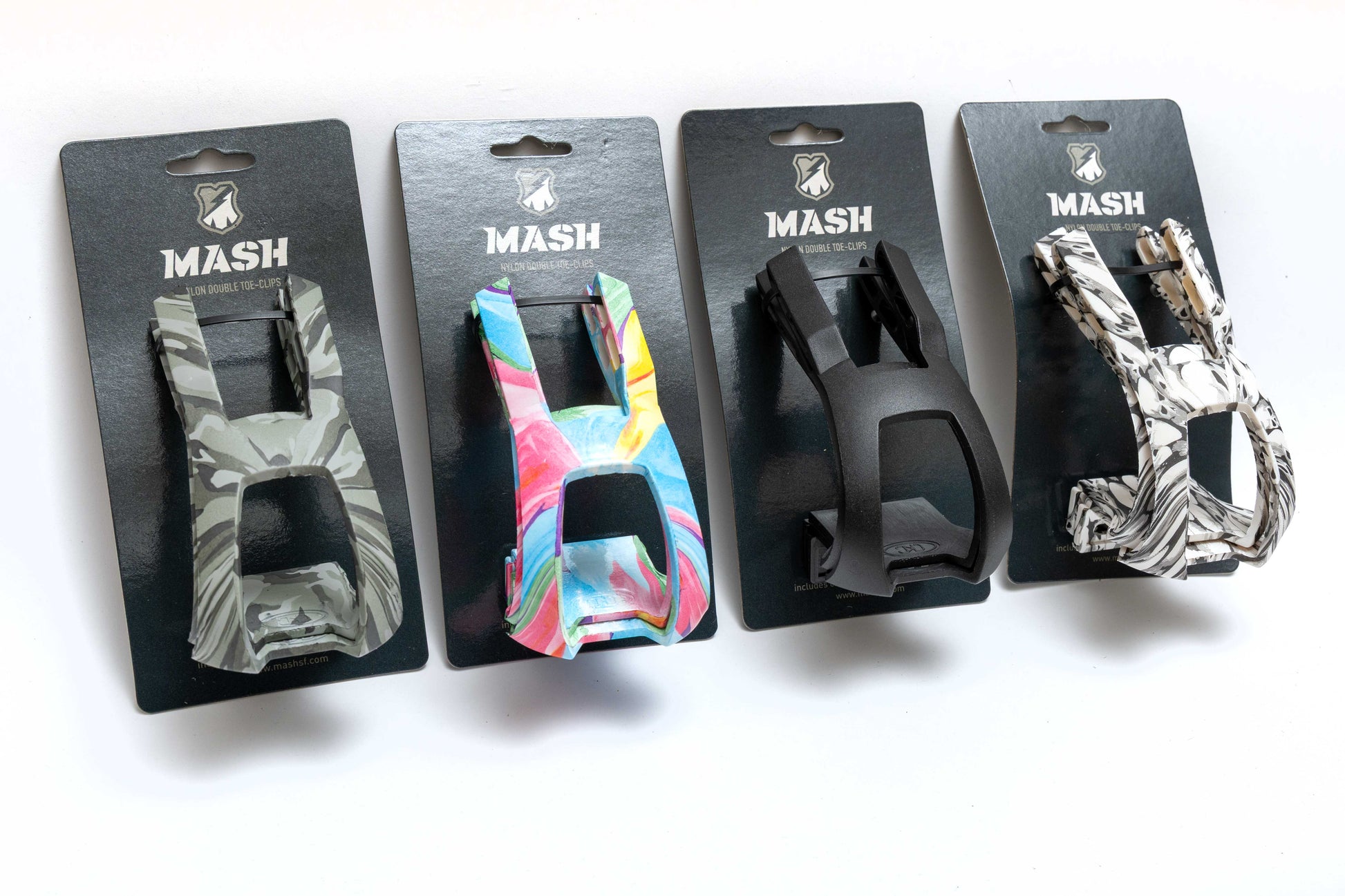 mks pedal clips MASH NYLON DOUBLE TOE CLIPS + LOCKING HARDWARE – MASH SF