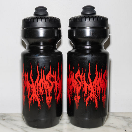 MASH Darkness 22oz Purist Bottle Black + Red