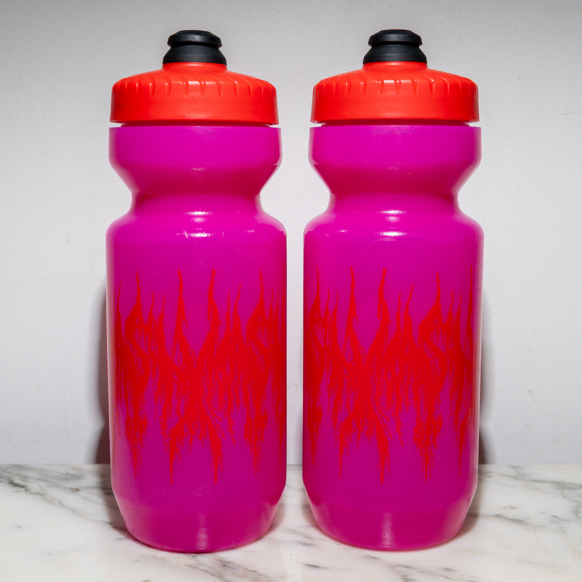 MASH Darkness 22oz Purist Bottle Pink + Red
