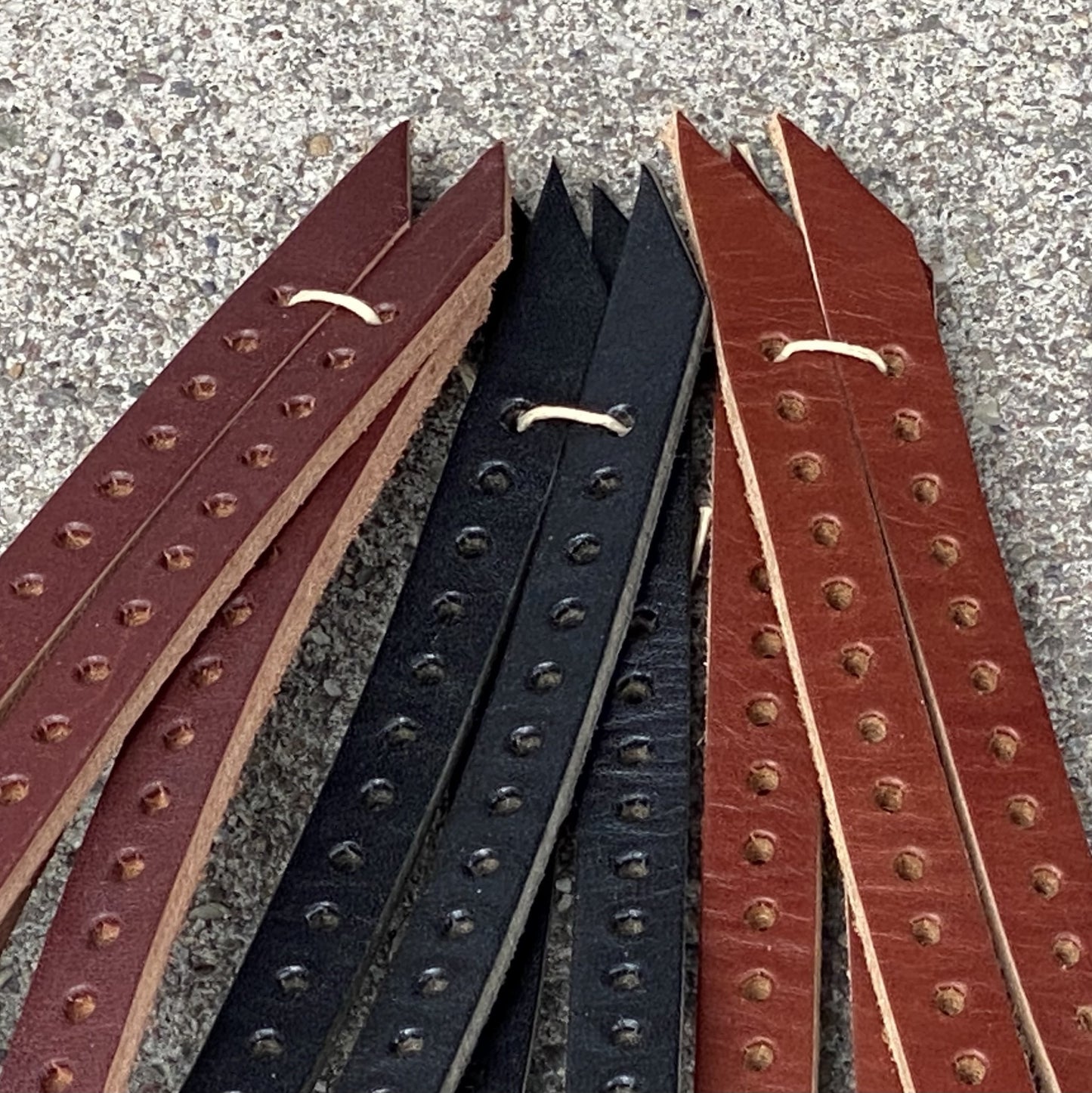 Plemons Leather Double Toe Straps