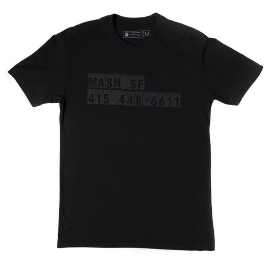 MASH 867-5309 T-Shirt Reflective Black
