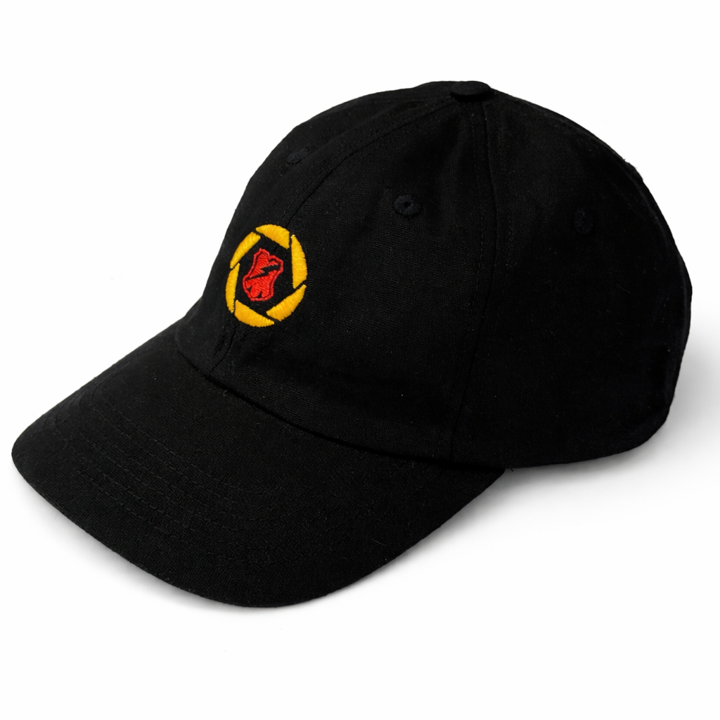 MASH Aperture Black Waxed Canvas Hat