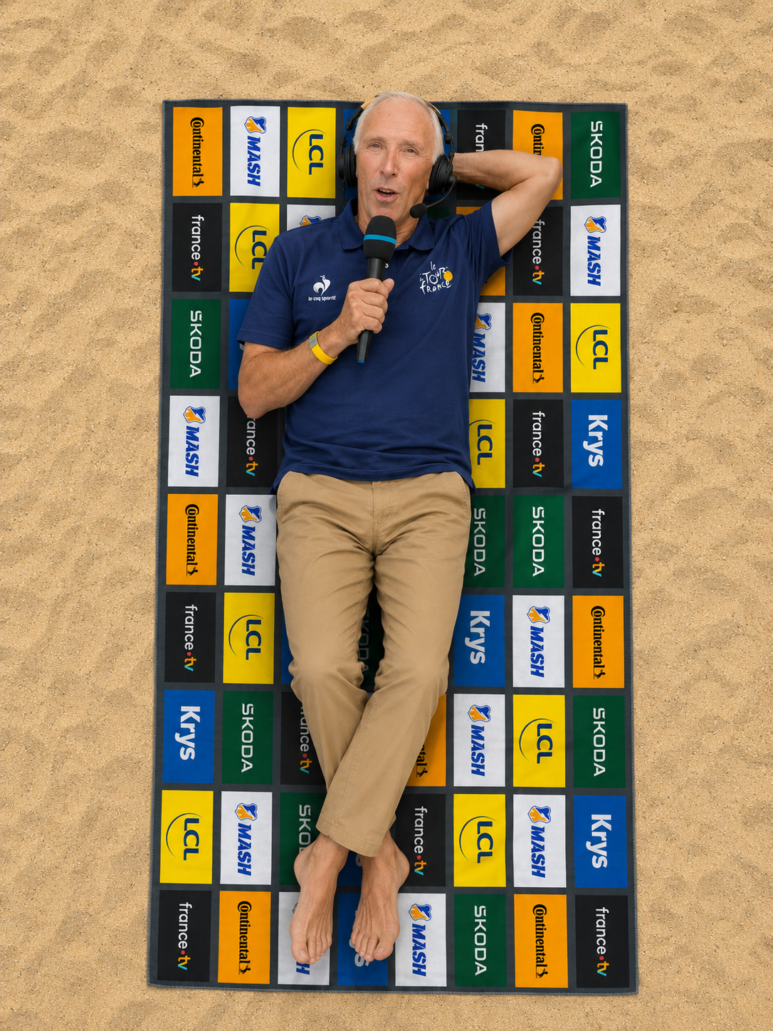 MASH TDF Post-Race Interview Towel