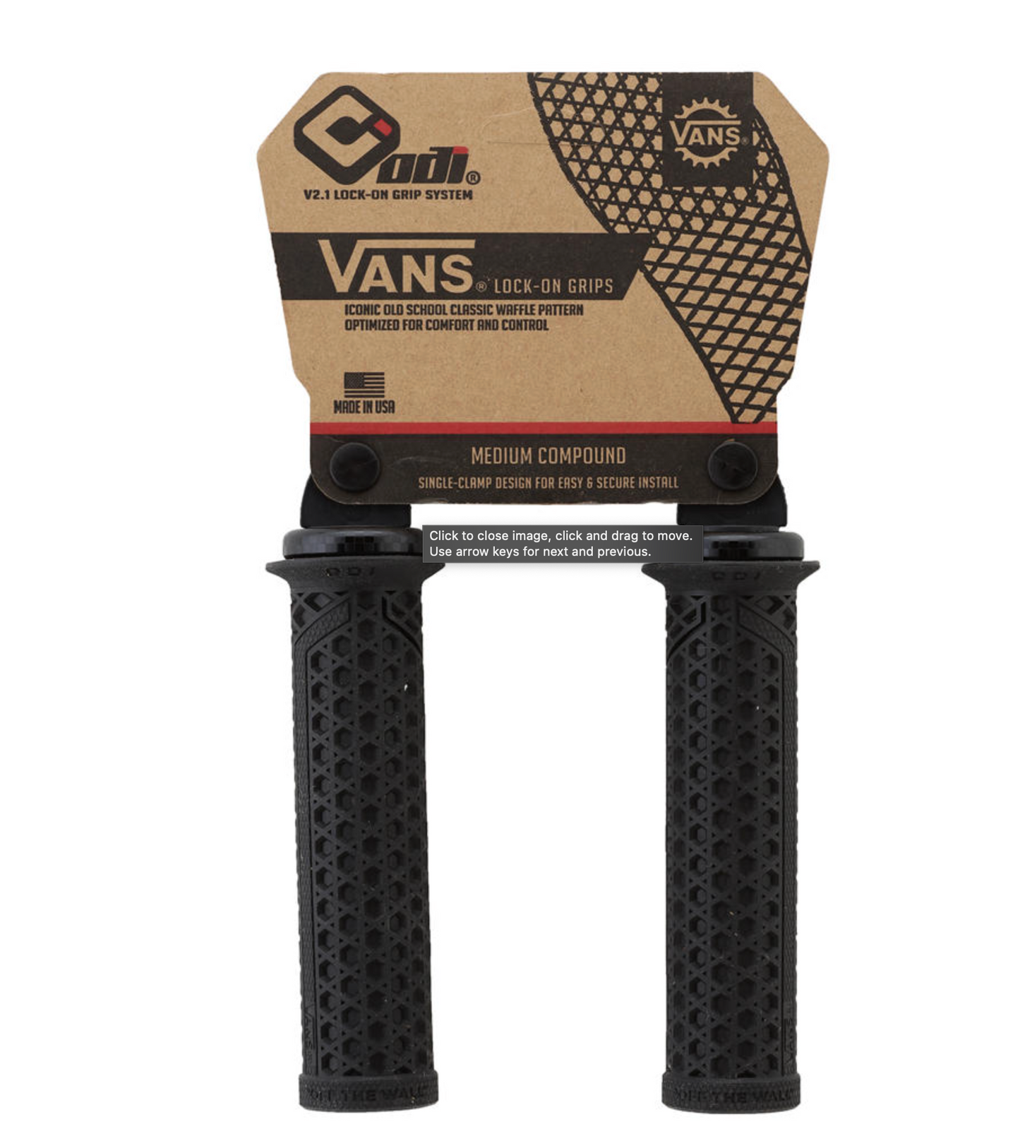 ODI Vans v2.1 Lock-On Grips Black