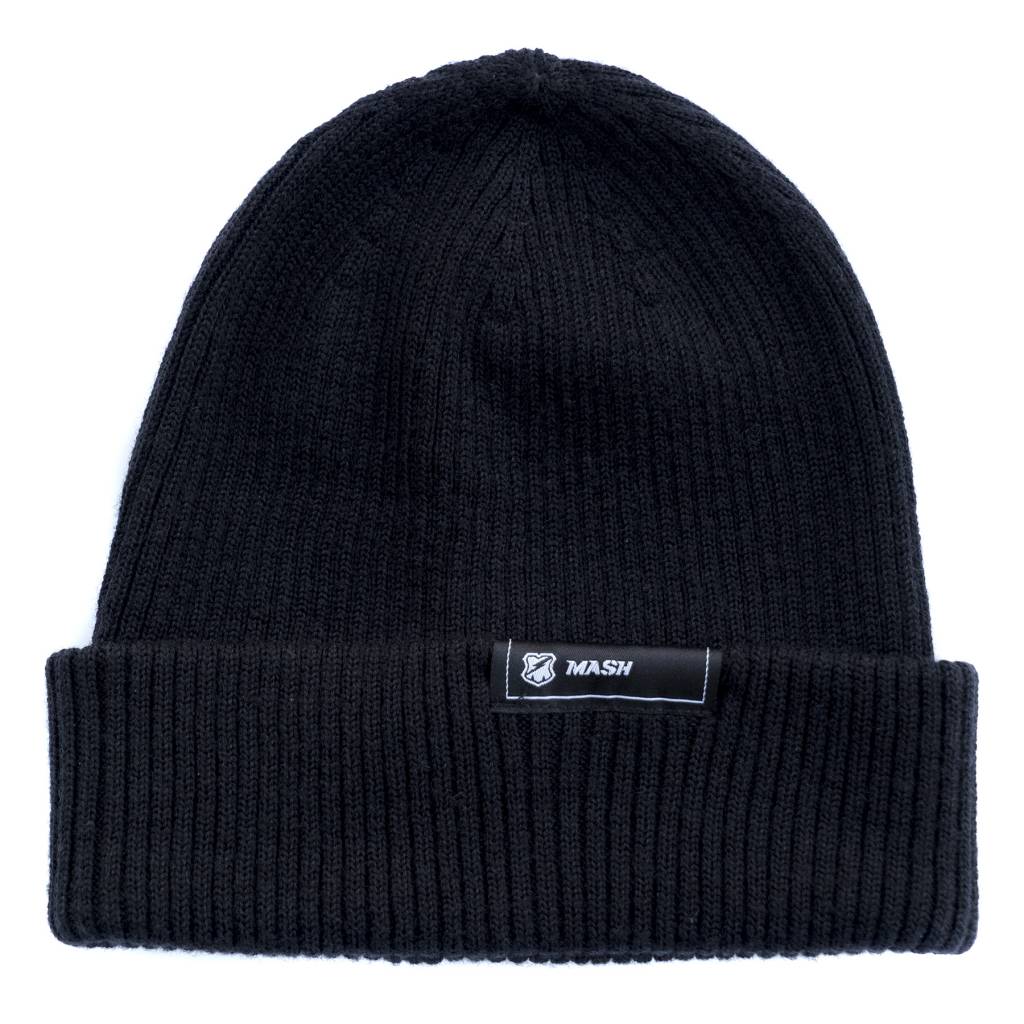 MASH Merino Wool Beanie Black