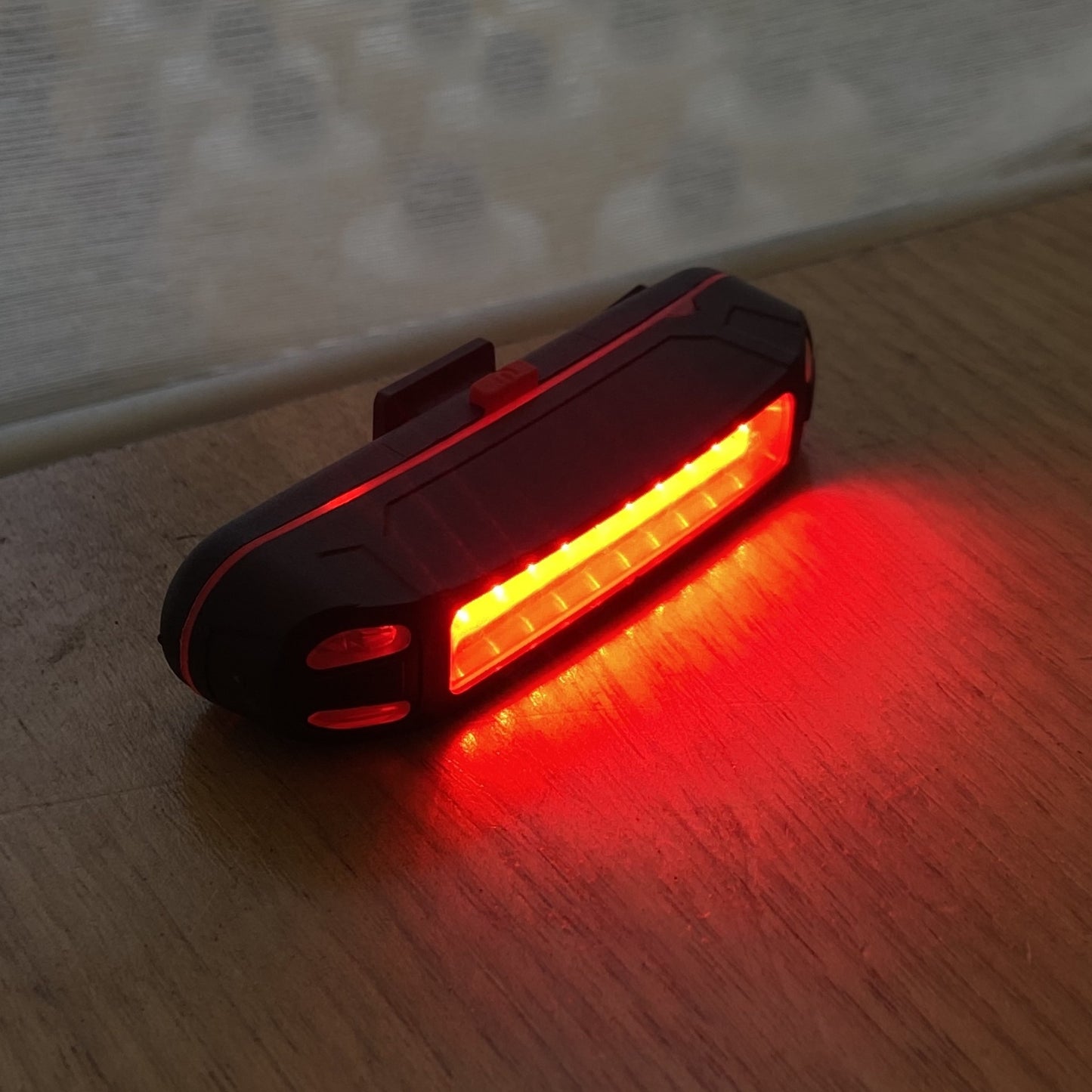 COMET RED + WHITE USB Rechargeable Bike Light