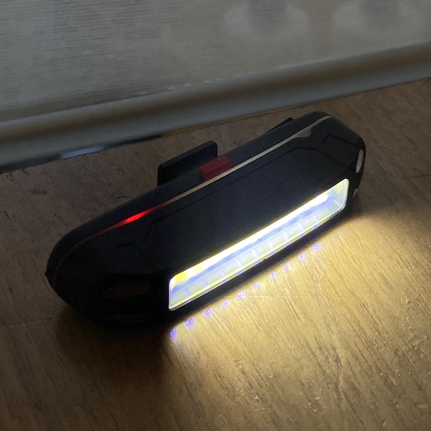 COMET RED + WHITE USB Rechargeable Bike Light