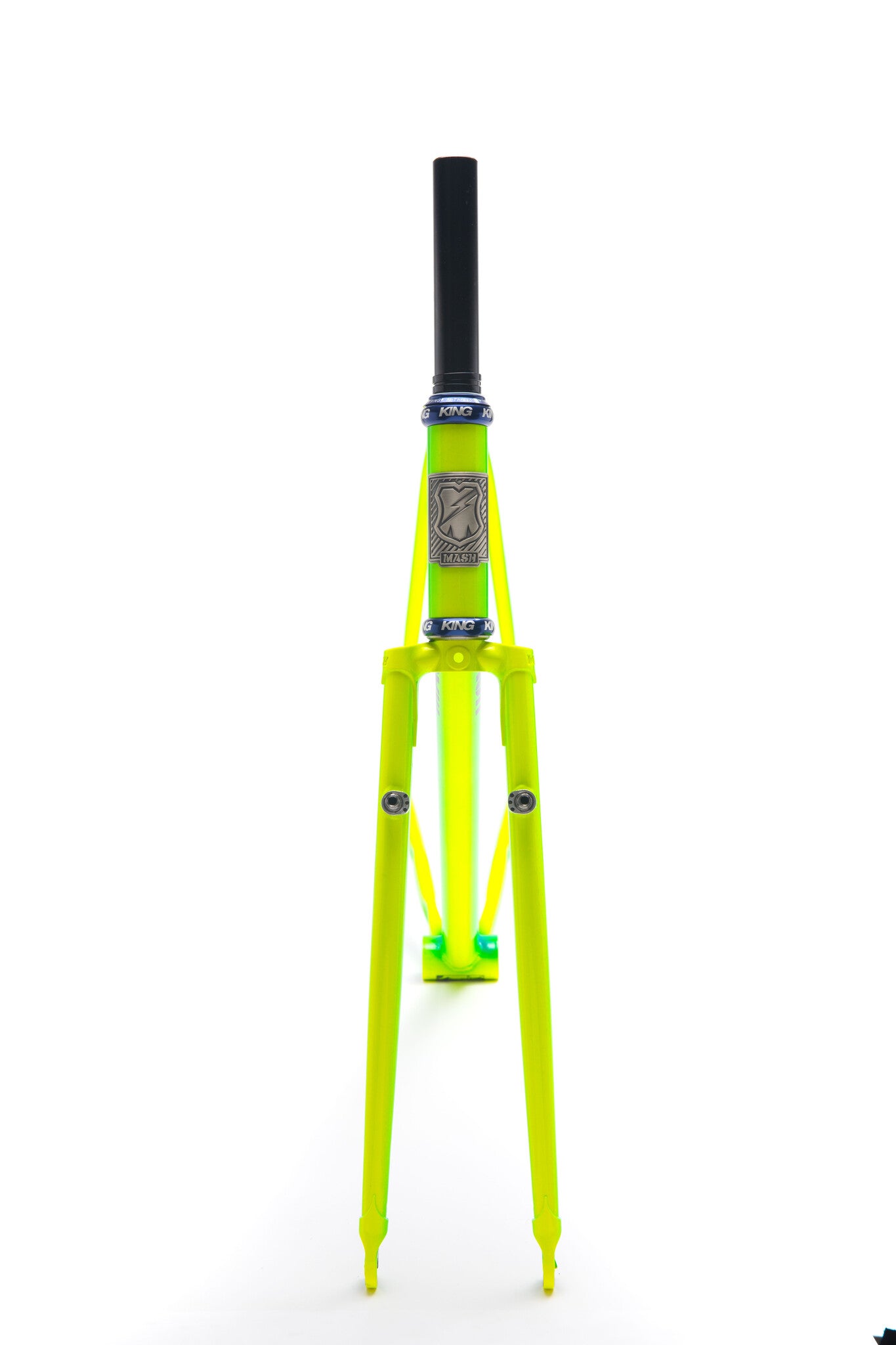 MASH Steel Frameset Neon Blue/Green Fade